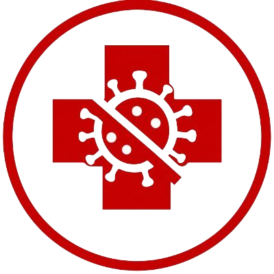 ROTAVAX mark: rotavirus struck through a medical cross